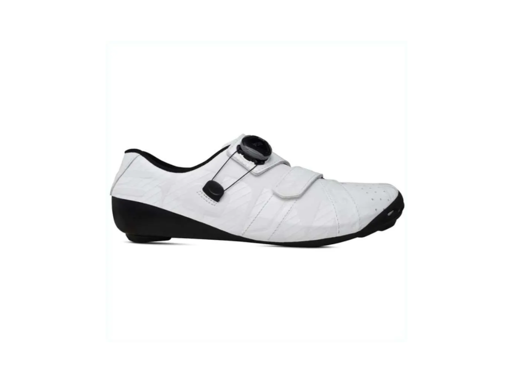 Riot Road+ Boa Matte White/Shiny White Asian Fit Size 46 | CYCLOPEDIA